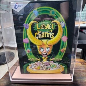 Loki Charms Cereal with Case